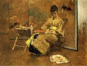 William Merrit Chase Der Kimono oil painting